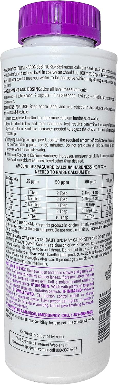 SpaGuard Spa Calcium Hardness Increaser, 12 oz, Single Pack