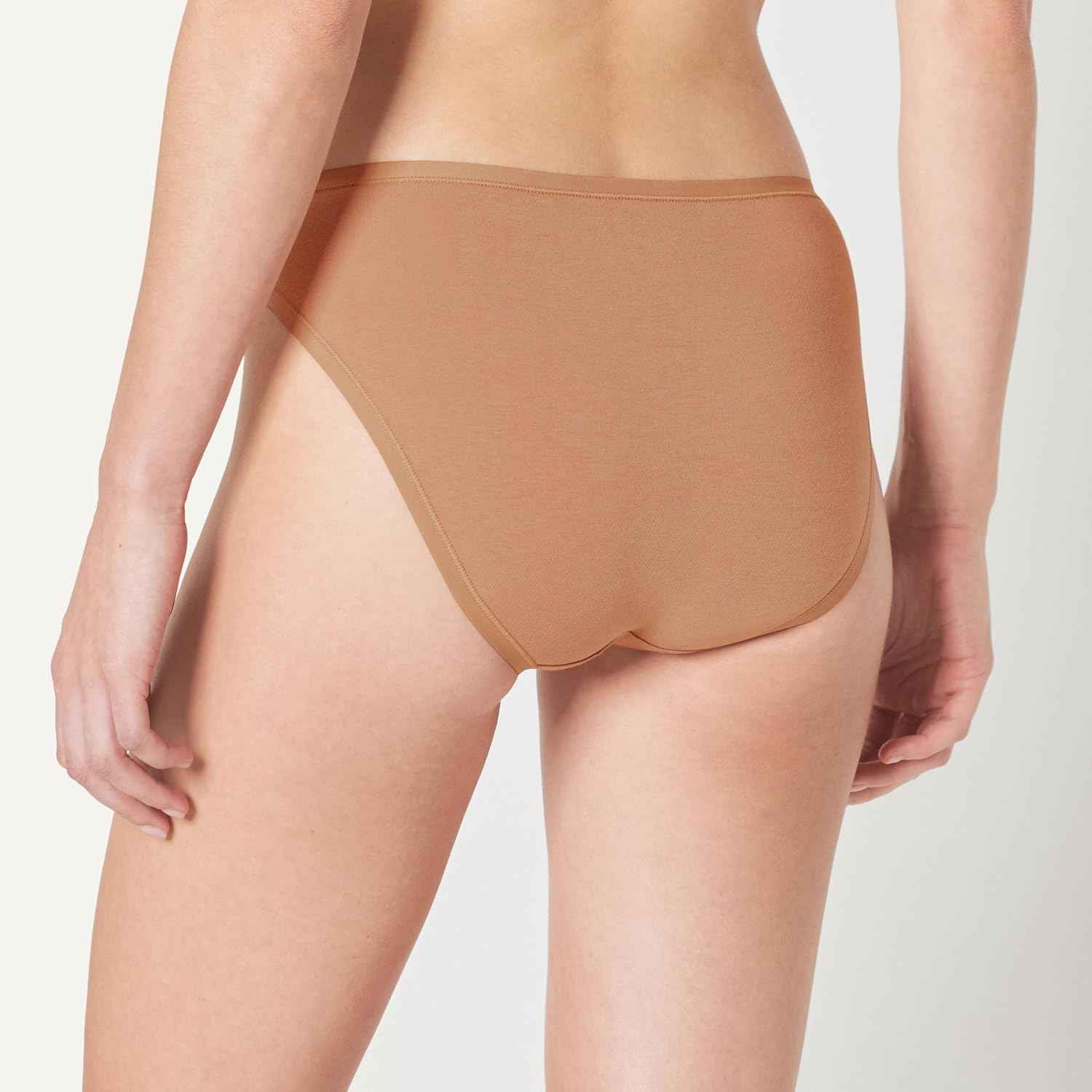 Amazon Essentials Women's Cotton Spandex Bikini Brief Underwear (Available in Plus Size)