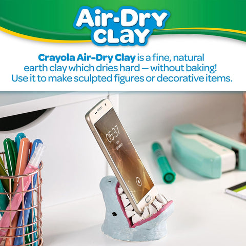 Crayola Air Dry Clay for Kids - White, 25lbs, Teacher Wishlist Supplies, Classroom Must Haves, Bulk Modeling Clay for Kids, No Bake, Sculpting & Molding Material