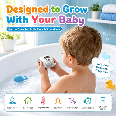 Doli Yearning Baby Bath Thermometer Baby Safety Water Thermometer for Kids
