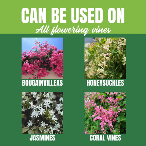 Nelson Bougainvillea & All Flowering Vines Food Trumpet Wisteria Honeysuckles Indoor Outdoor Granular Fertilizer NutriStar 17-7-10 (25 LB)