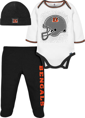 Gerber Unisex Baby NFL Team Footed Pant and Bodysuit Gift Set