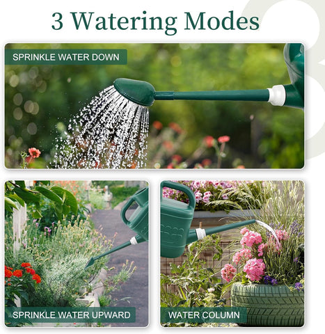 2 Gallon Watering Can, Large Garden Watering Can for Outdoor Plants