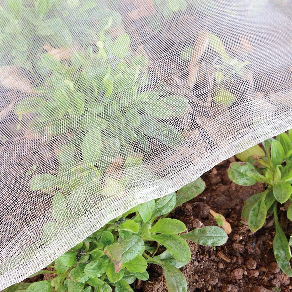 Garden Netting Pest Barrier: 4'x10' Fine Bug Netting