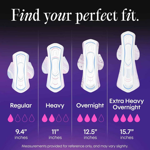 Kotex Ultra Thin Overnight Pads, Wings, Extra Heavy, 102 Count