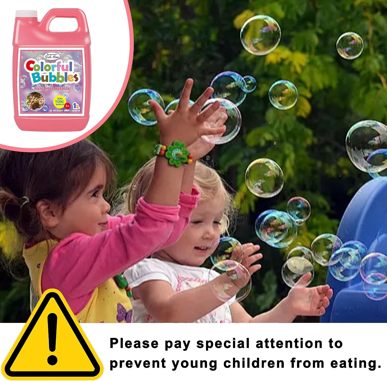 Lulu Home Concentrated Bubble Solution, 1 L/ 33.8 OZ Refill