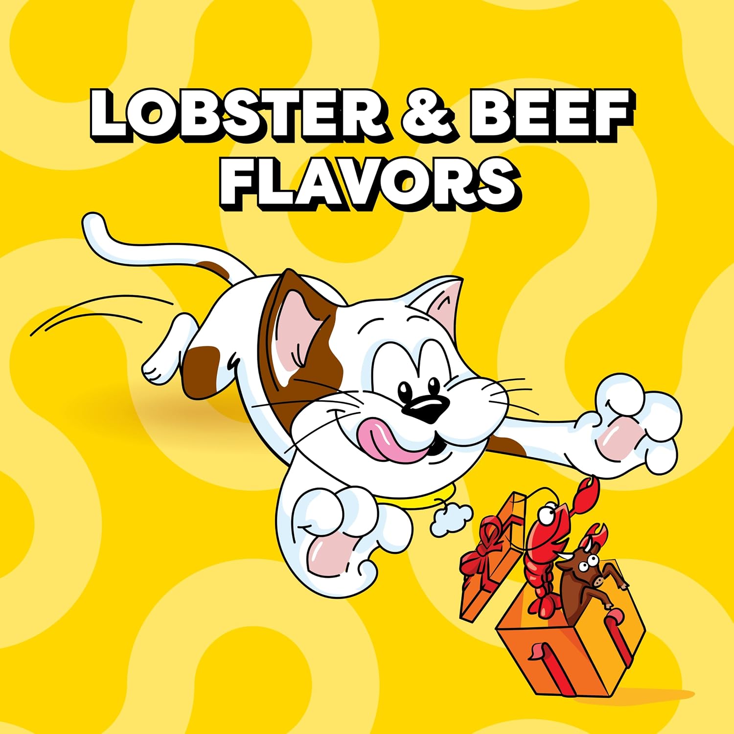 Temptations Birthday Crunchy and Soft Cat Treats, Lobster & Beef, 16 oz