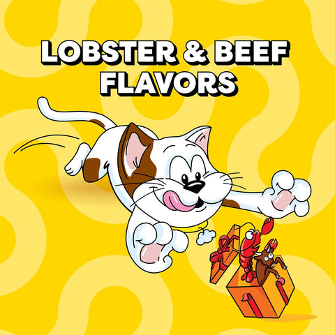 Temptations Birthday Crunchy and Soft Cat Treats, Lobster & Beef, 16 oz