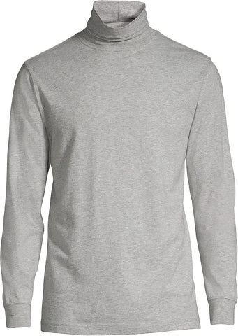 Lands' End Men's Super-T Cotton Turtleneck