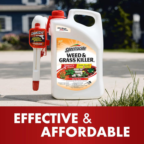 Spectracide Weed & Grass Killer with AccuShot Power Sprayer, 1.33 Gal