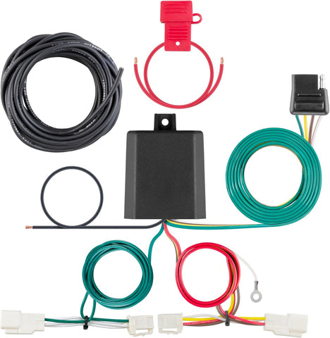 CURT 56434 Vehicle-Side Custom 4-Pin Trailer Wiring Harness,