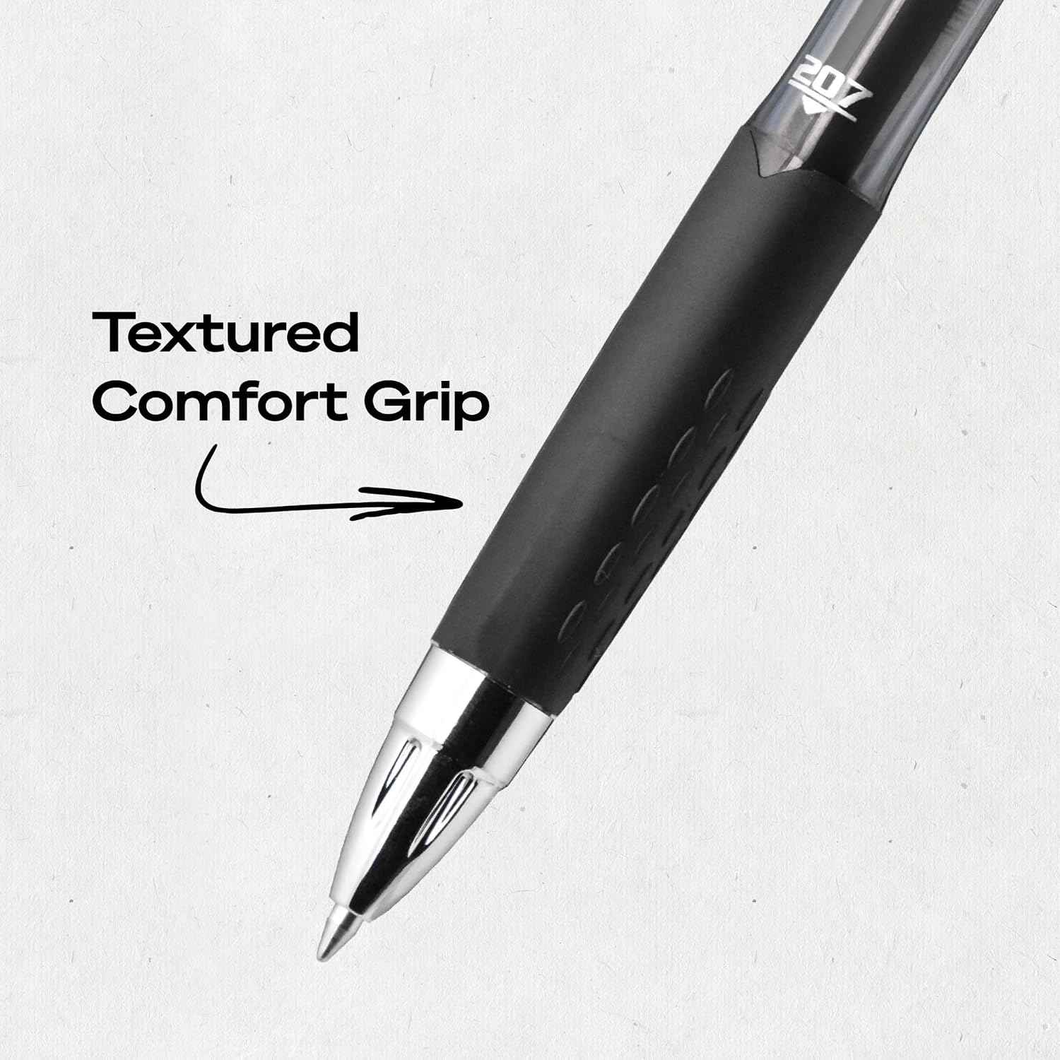 uniball™ 207 Gel Pens, Black Ink, 0.7mm Medium Point, Retractable, 36 Count | Smooth Writing, Fraud-Resistant, uni Super Ink™