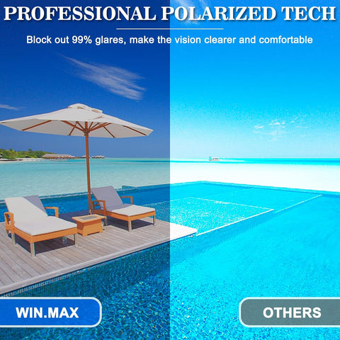 WIN.MAX Swimming Goggles Swim Pool Goggles Anti Fog Anti UV No Leakage Clear Vision for Men Women Adults Teenagers