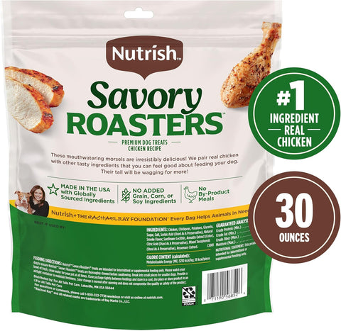 Nutrish Savory Roasters Dog Treats with Chicken, 30 oz. Pouch (Rachael Ray)