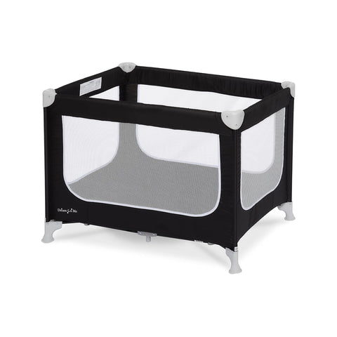 Dream On Me Zodiak Portable Playard, Compact for Travel, Carry Bag, Black