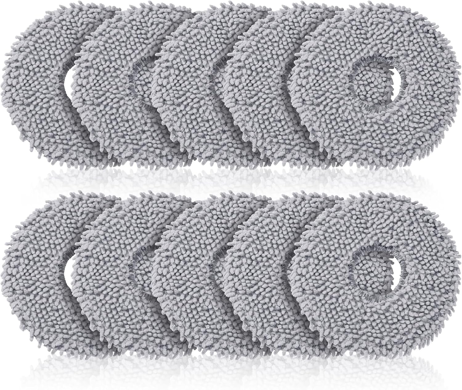 10 Pack Mop Pads for Roborock Qrevo S Pro, Qrevo S5V, QV 35A, Saros 10R