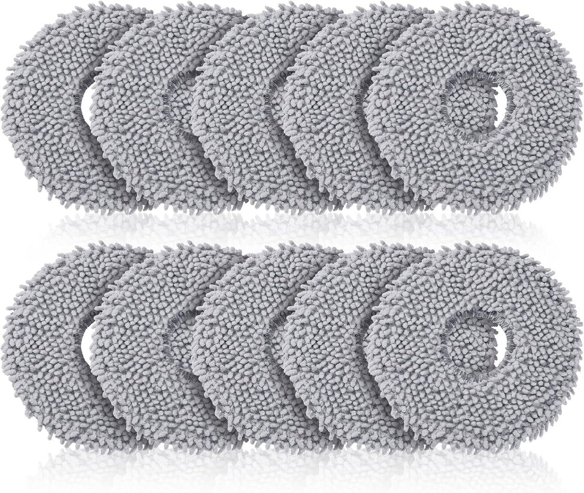 10 Pack Mop Pads for Roborock Qrevo S Pro, Qrevo S5V, QV 35A, Saros 10R
