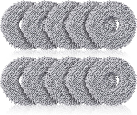10 Pack Mop Pads for Roborock Qrevo S Pro, Qrevo S5V, QV 35A, Saros 10R