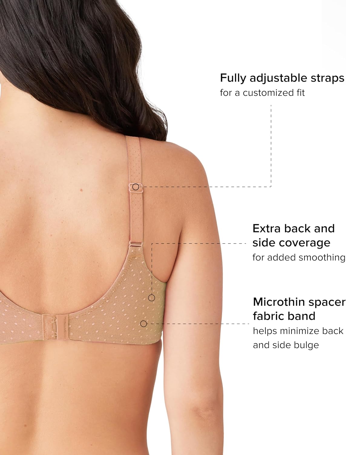 Wacoal Women's Back Appeal Underwire Bra, 855303