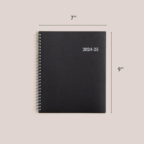 Blue Sky 2024-2025 Academic Year Weekly and Monthly Planner, 7" x 9", Flexible Cover, Wirebound, Enterprise (150147)