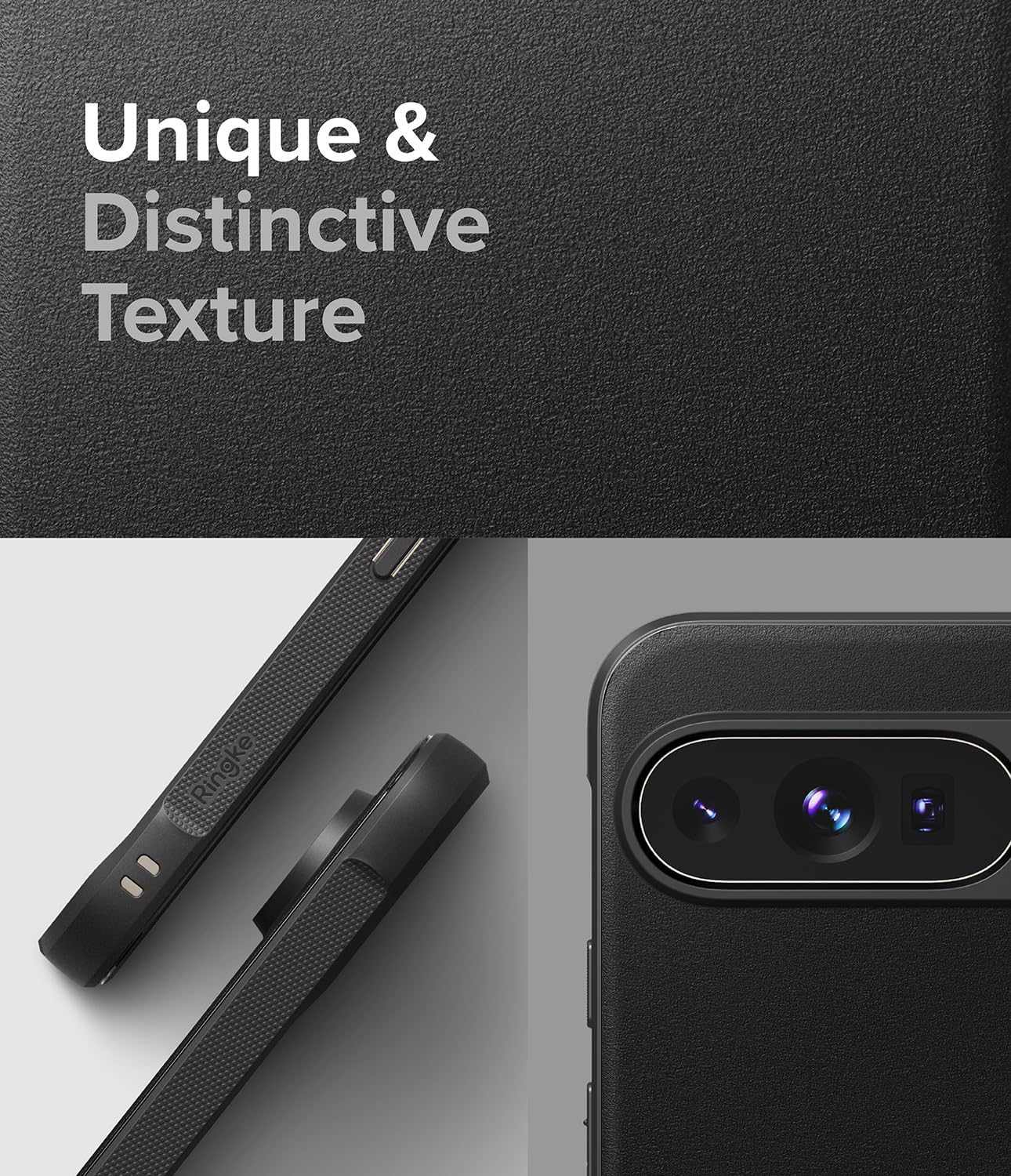 Ringke Onyx [Compatible with MagSafe] Designed for Google Pixel 9 Pro XL Case, Anti-Fingerprint Technology Prevents Oily Smudges Non-Slip Enhanced Grip Precise Cutouts for Camera - Magnetic Black