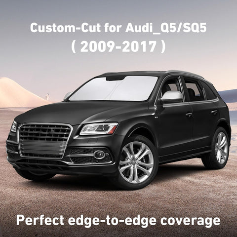 EcoNour Windshield Sunshade Compatible for Audi Q5/SQ5 2009-2015 2016 2017