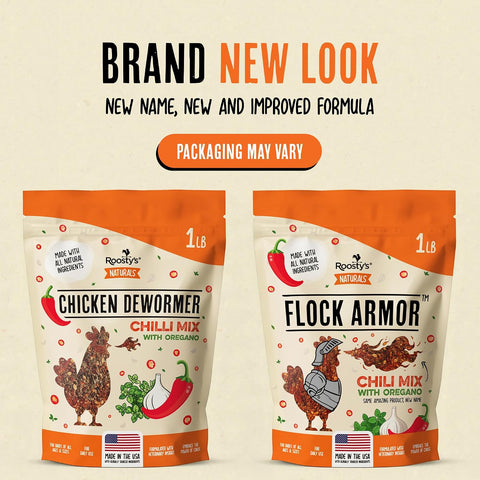 Roosty's Naturals Flock Armor Chicken De-wormer Chili Mix, 16oz