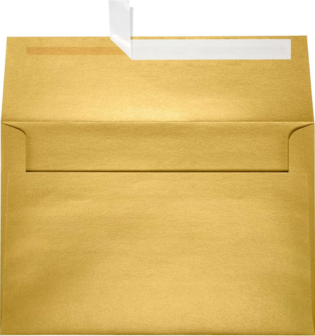 LUXPaper A10 Invitation Envelopes | Peel & Press | 6" x 9 1/2" | Navy Blue | 80lb. Text | 50 Qty