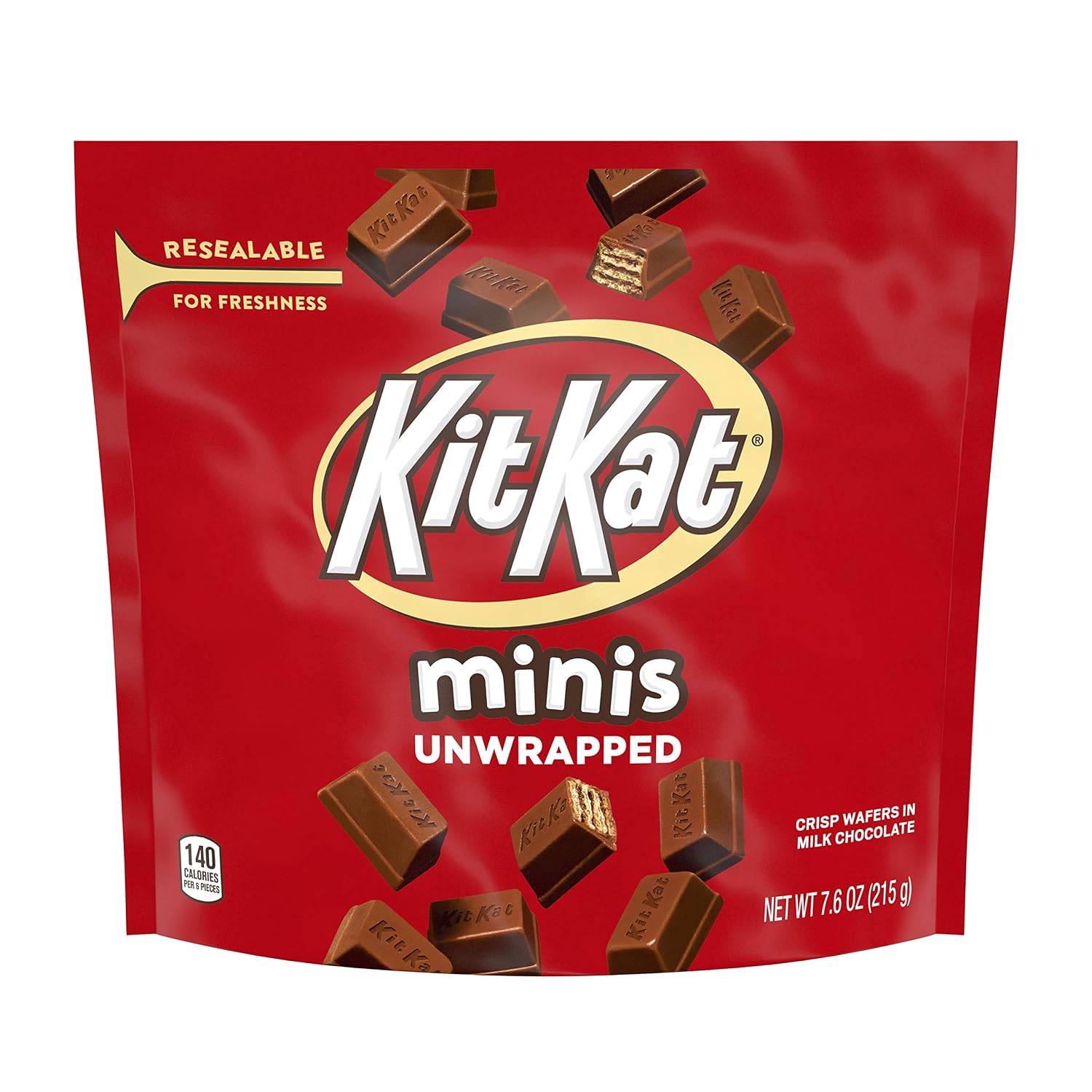 KIT KAT Milk Chocolate Wafer Candy Bars, 1.5 oz (Pack of 72)