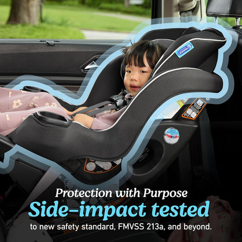 Graco® Extend2Fit Convertible Baby Car Seat, Rear and Forward Facing, Adjustable Extension Panel for Extra Legroom, Spire