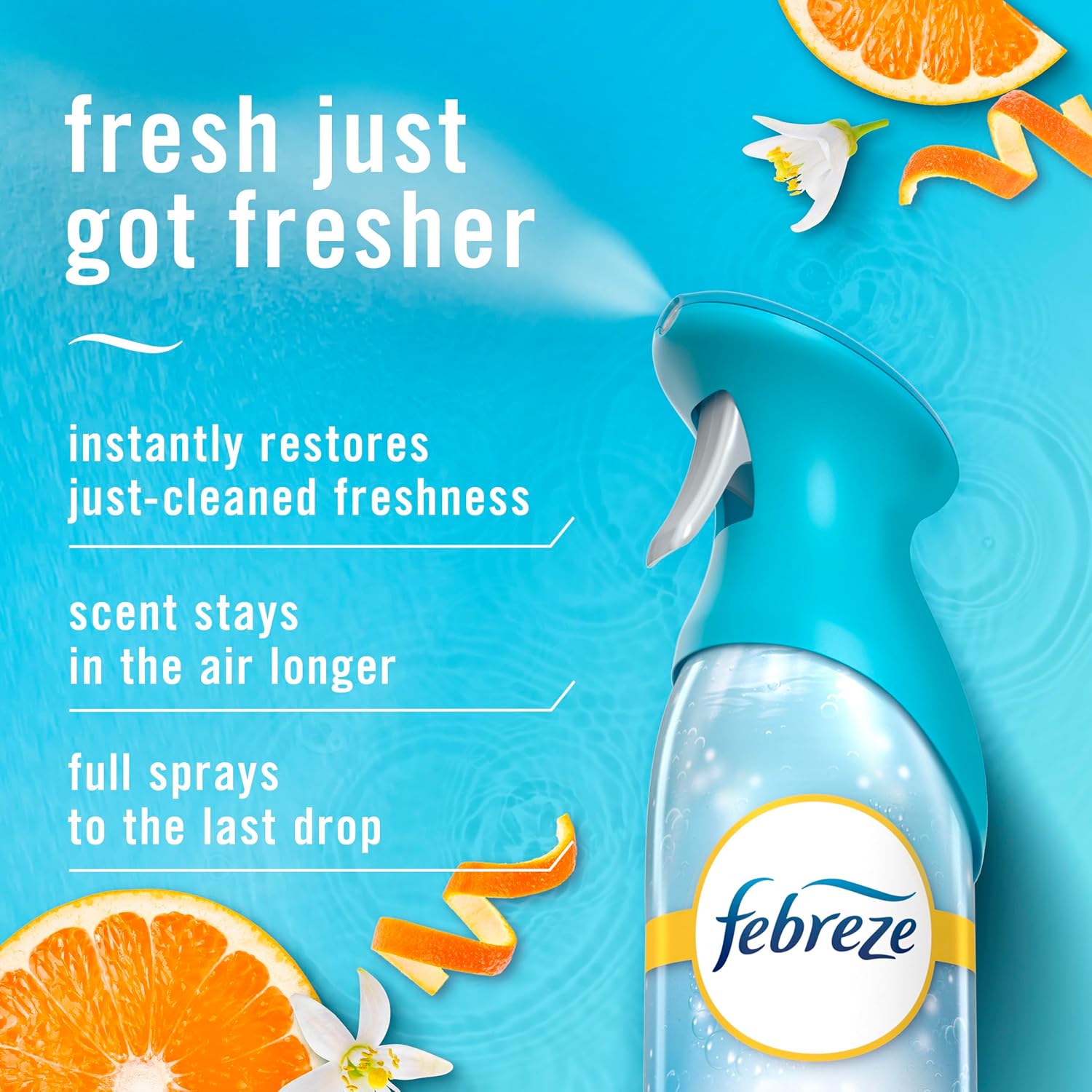 Febreze Air Mist, Air Freshener, Odor Fighting Room Spray, Deodorizer for Home Bathroom Kitchen Office Apartment, Soothe & Restore, Refresh & Energize, Romance & Desire Variety Pack, 8.1oz (Pack of 3)