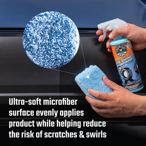 Chemical Guys, Premium Microfiber Applicator Pads, Soft Foam Core, 2 Pack