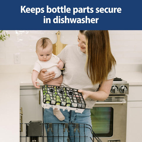 Dr. Brown's Dishwasher Basket for Bottle Parts and Baby Items, Black