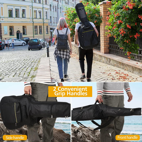 Mdvora 1/2/3 Pack Guitar Bags, 38-41 Inch Electric & Acoustic Guitar Case