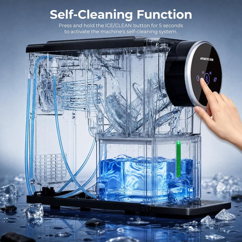 Nugget Ice Maker Countertop Gen 2, Auto Dispenser Machine