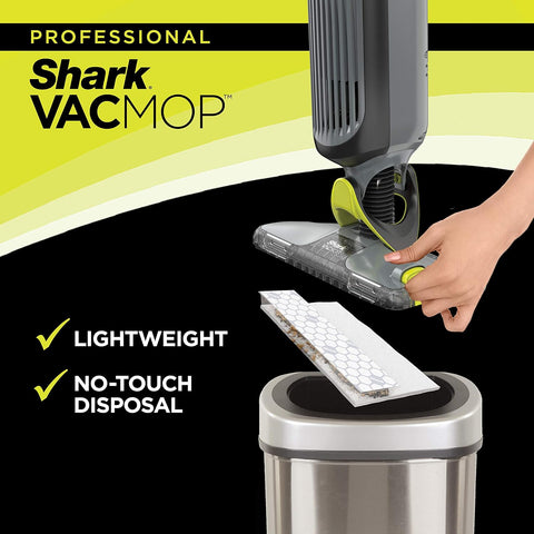 Shark VACMOP Disposable Hard Floor Pad Refills, 46 Count, VMP46