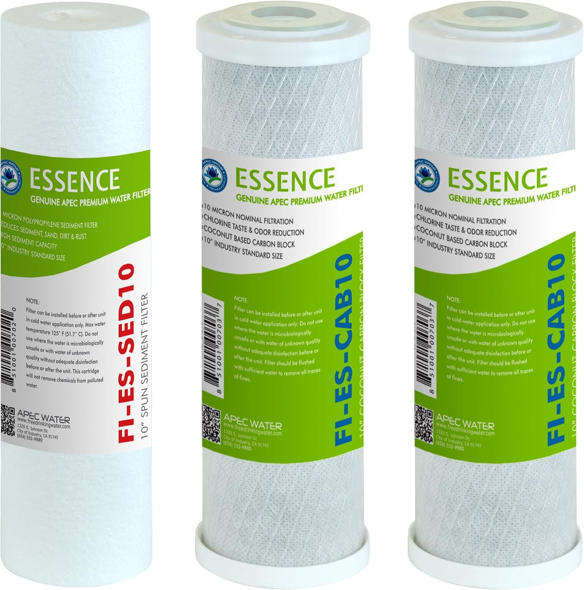 APEC Water FILTER-SET-ES Replacement Reverse Osmosis Pre-Filter Set