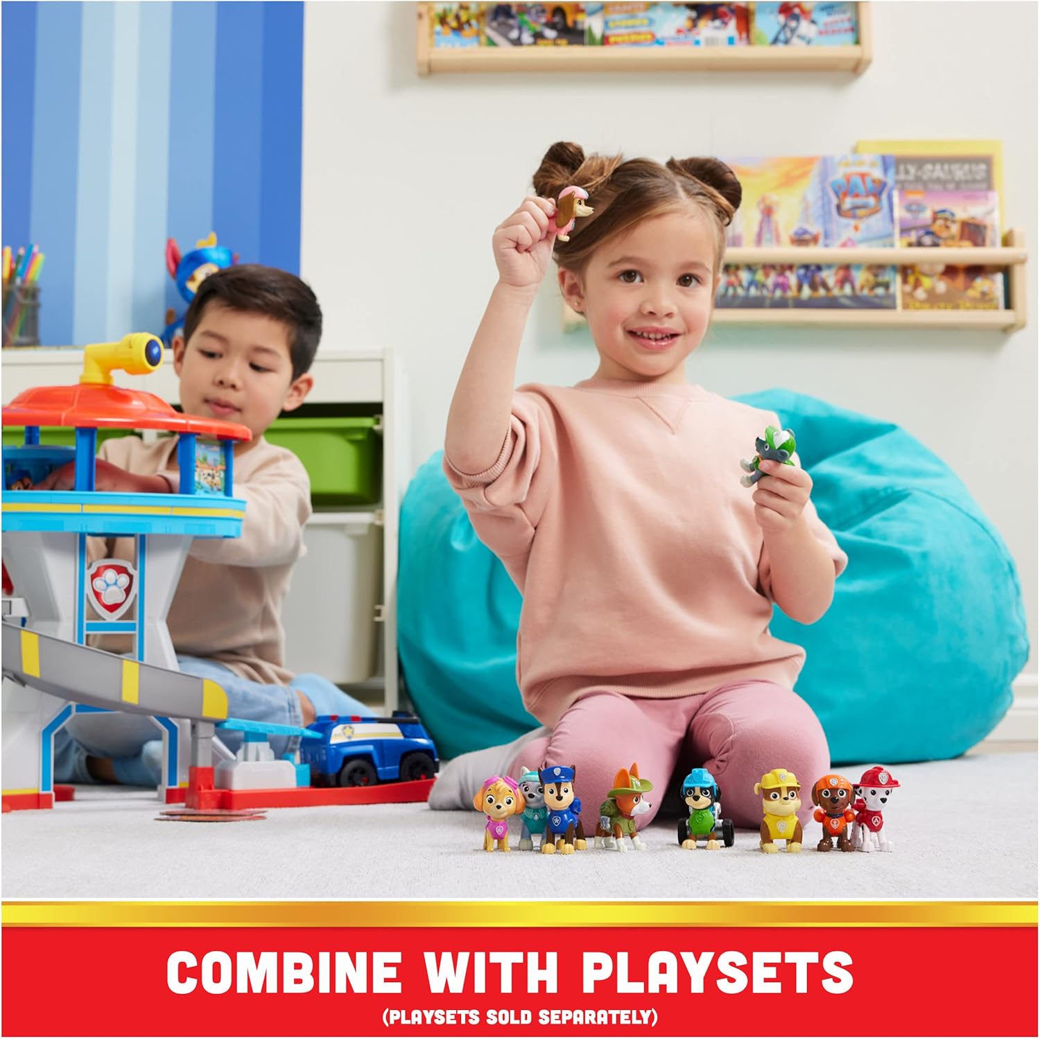 Paw Patrol 10th Anniversary All Paws On Deck 10 Figure Gift Pack