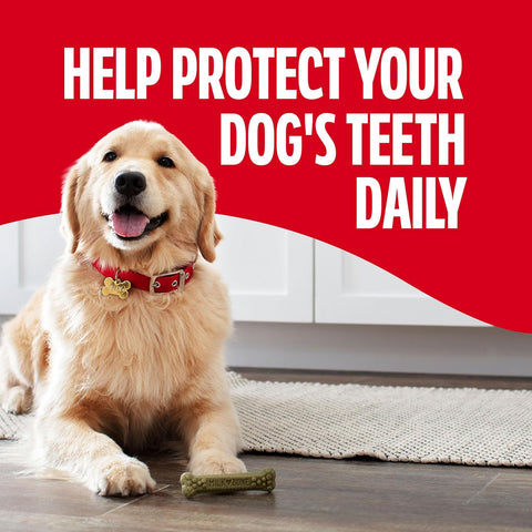 Milk-Bone Brushing Chews, Large, Fresh Flavor, 18 Dental Treats