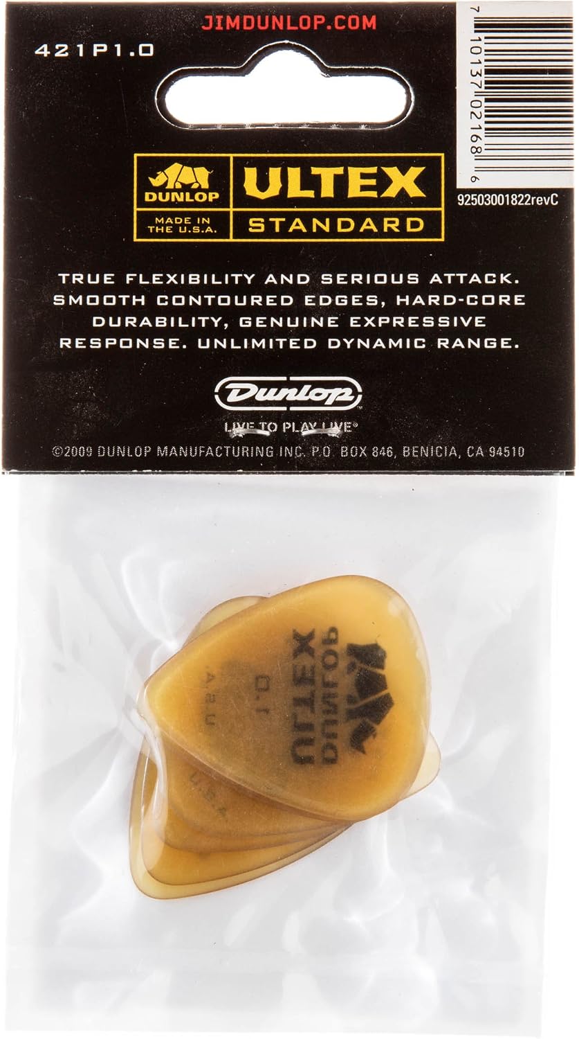 Jim Dunlop Ultex® Standard Pick 1.0MM - 6 Pack