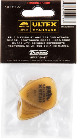 Jim Dunlop Ultex® Standard Pick 1.0MM - 6 Pack