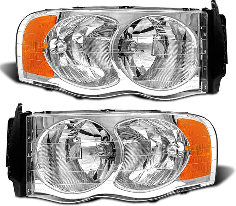 for 2002-2005 Dodge Ram 1500 & Dodge Ram 2500 Halogen Headlight