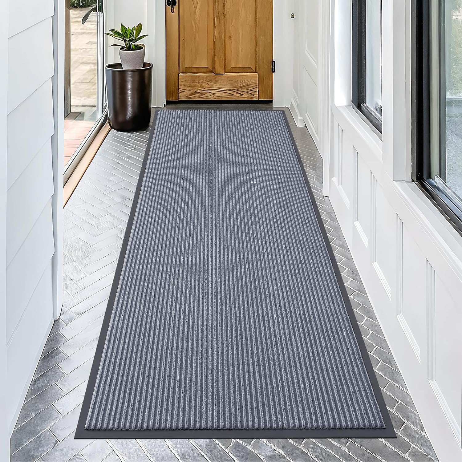 OLANLY Front Door Mat 71x34, Waterproof Heavy-Duty Indoor Outdoor Doormat
