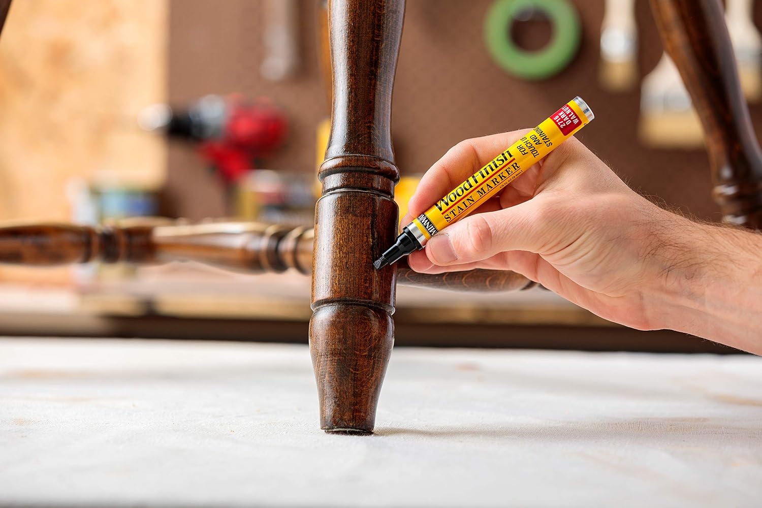 Minwax Wood Finish Stain Marker, Red Mahogany, .33 oz