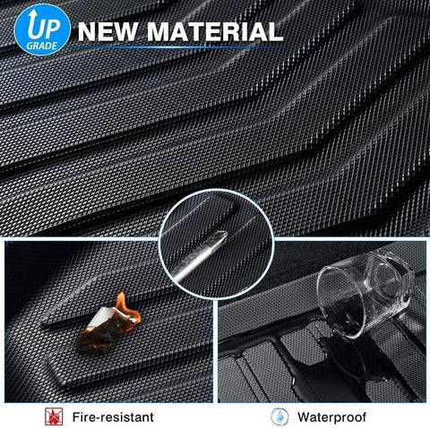 All Weather Custom Fit Floor Mats Compatible with 2013-2017 Honda Accord