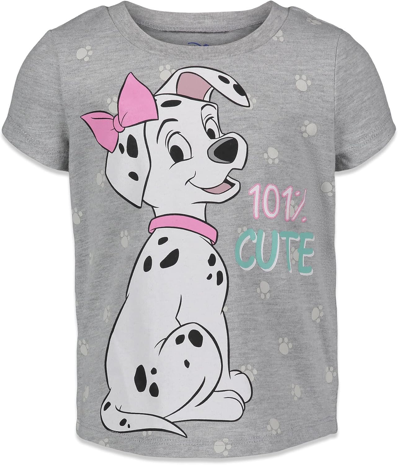 Disney Classics Girls' 3-Pack Glitter T-Shirts for Baby & Kids