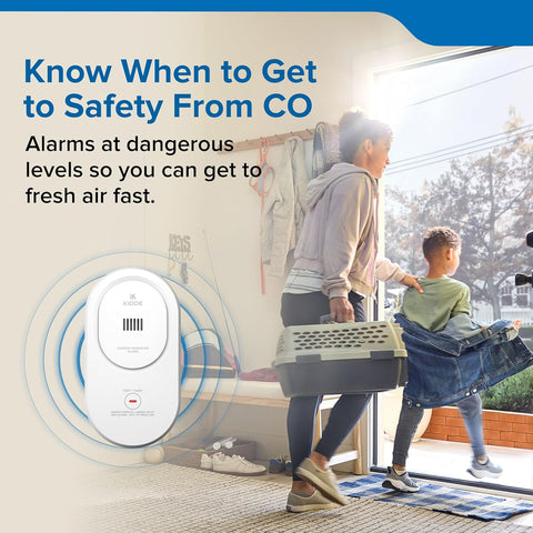 Kidde Carbon Monoxide Detector, Plug-in & AA Battery Backup, COP