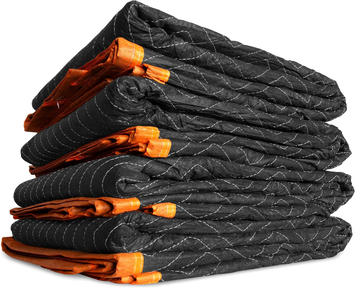WEN 72-Inch by 80-Inch Heavy Duty Padded Moving Blankets, 4-Pack (272804)