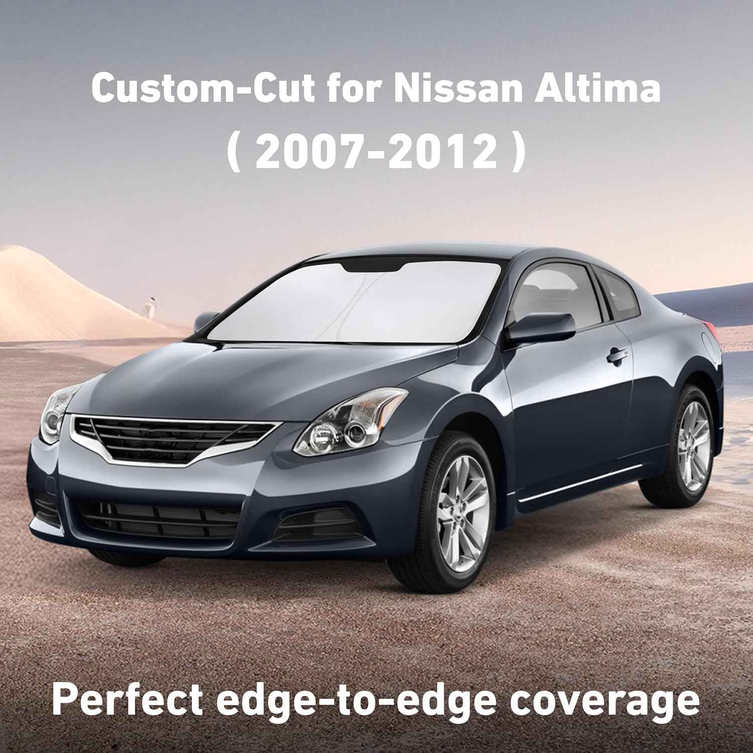 EcoNour Windshield Sunshade Compatible for Nissan Altima 2007-2011 2012