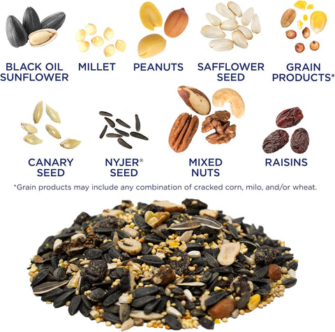 Audubon Park Extreme Variety Wild Bird Seed for Outside Feeders, 15-lb. Bag